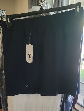 Xersion Navy Blue Activewear Short